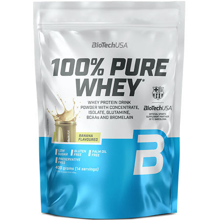 BioTechUSA 100% Pure Whey (400g) – Premium Πρωτεΐνη Ορού Γάλακτος