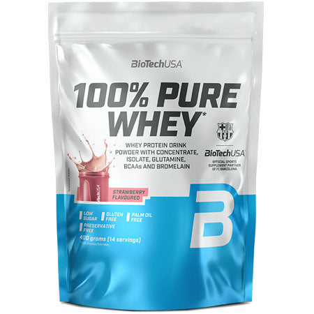BioTechUSA 100% Pure Whey (400g) – Premium Πρωτεΐνη Ορού Γάλακτος