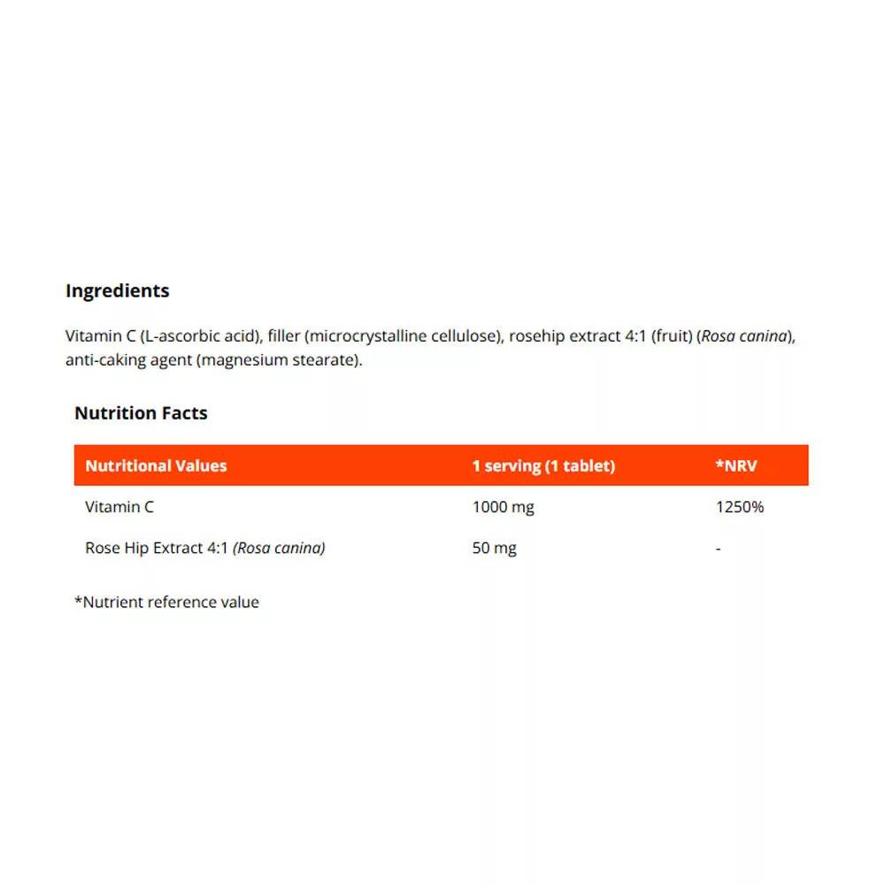 GymBeam Vitamin C 1000 mg (90 ταμπλέτες)