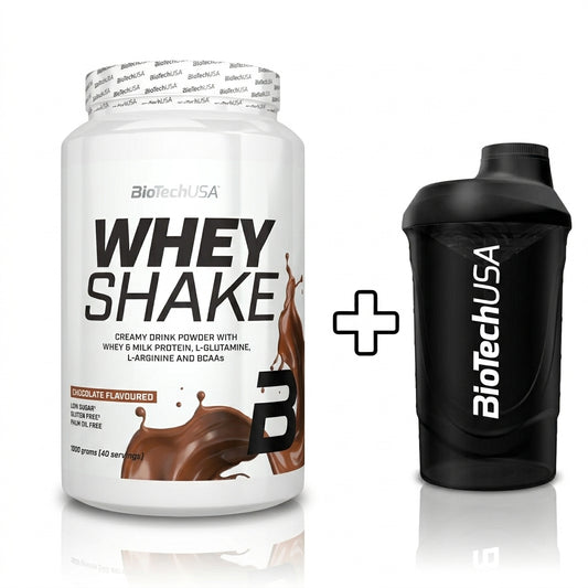 BioTech USA Whey Shake (1kg) + Biotech Shaker