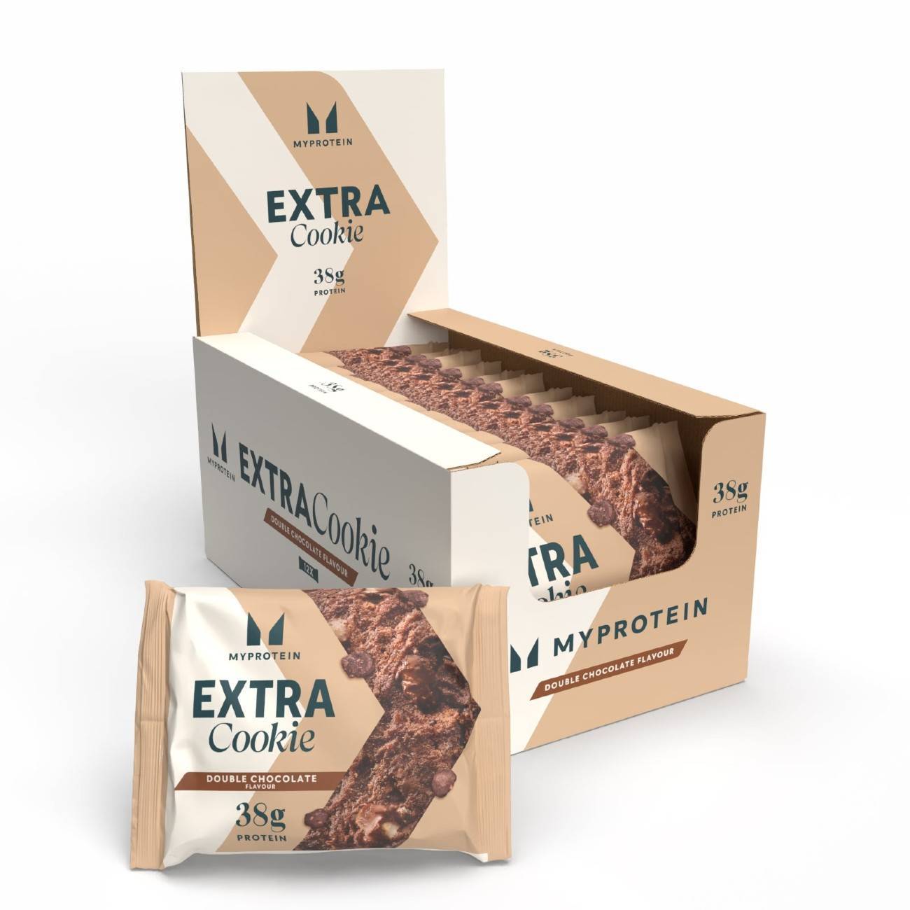 Myprotein Μπισκότα Πρωτεΐνης Double Chocolate με Κομματάκια Chocolate 75gr