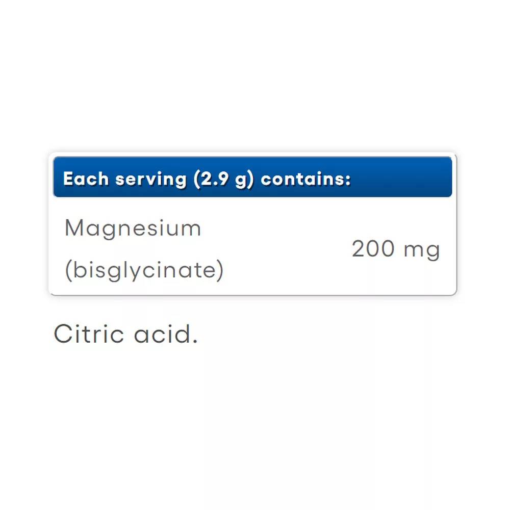 Natural Factors Magnesium Bisglycinate Pure 200 mg (120 g)