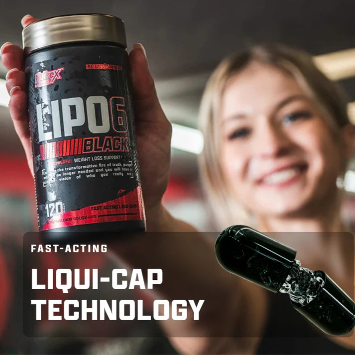 Nutrex Lipo-6 Black Weight Loss Support 120 ταμπλέτες
