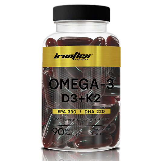 Ironflex Omega-3 D3 + K2 – 90 Softgels