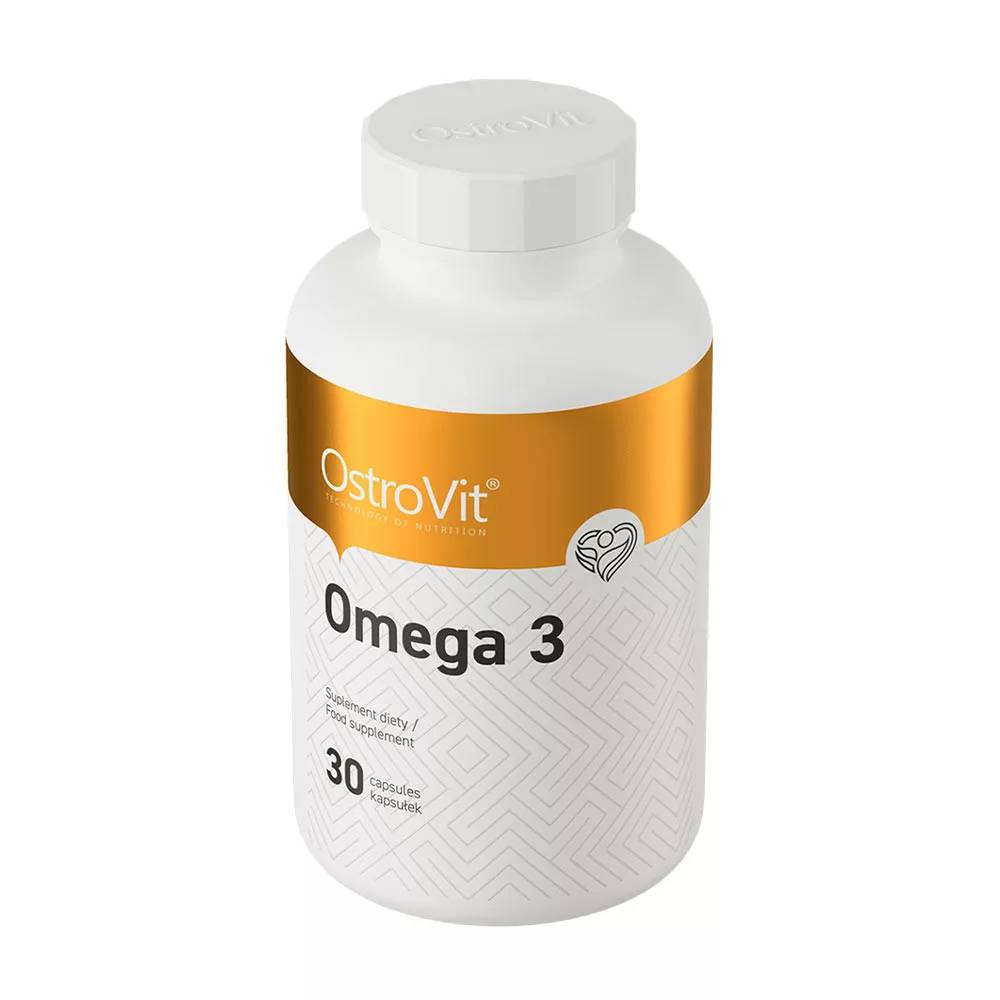 OstroVit Omega 3 – Καθαρά Ιχθυέλαια Υψηλής Ποιότητας 30 κάψουλες