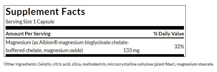 Swanson Albion Magnesium Glycinate 90 κάψουλες