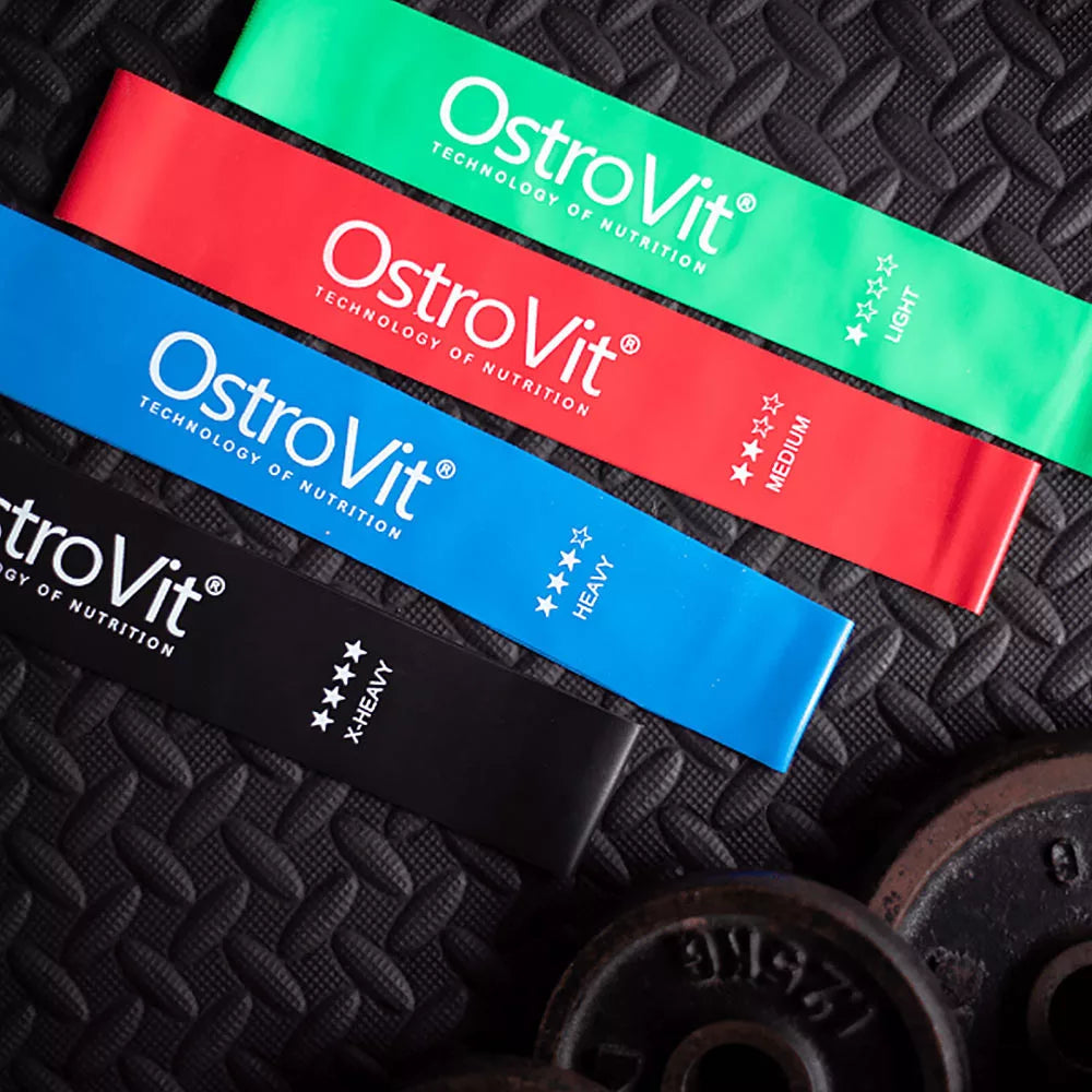 OstroVit Training Bands (Σετ 4 τεμαχίων + Τσαντάκι Μεταφοράς)