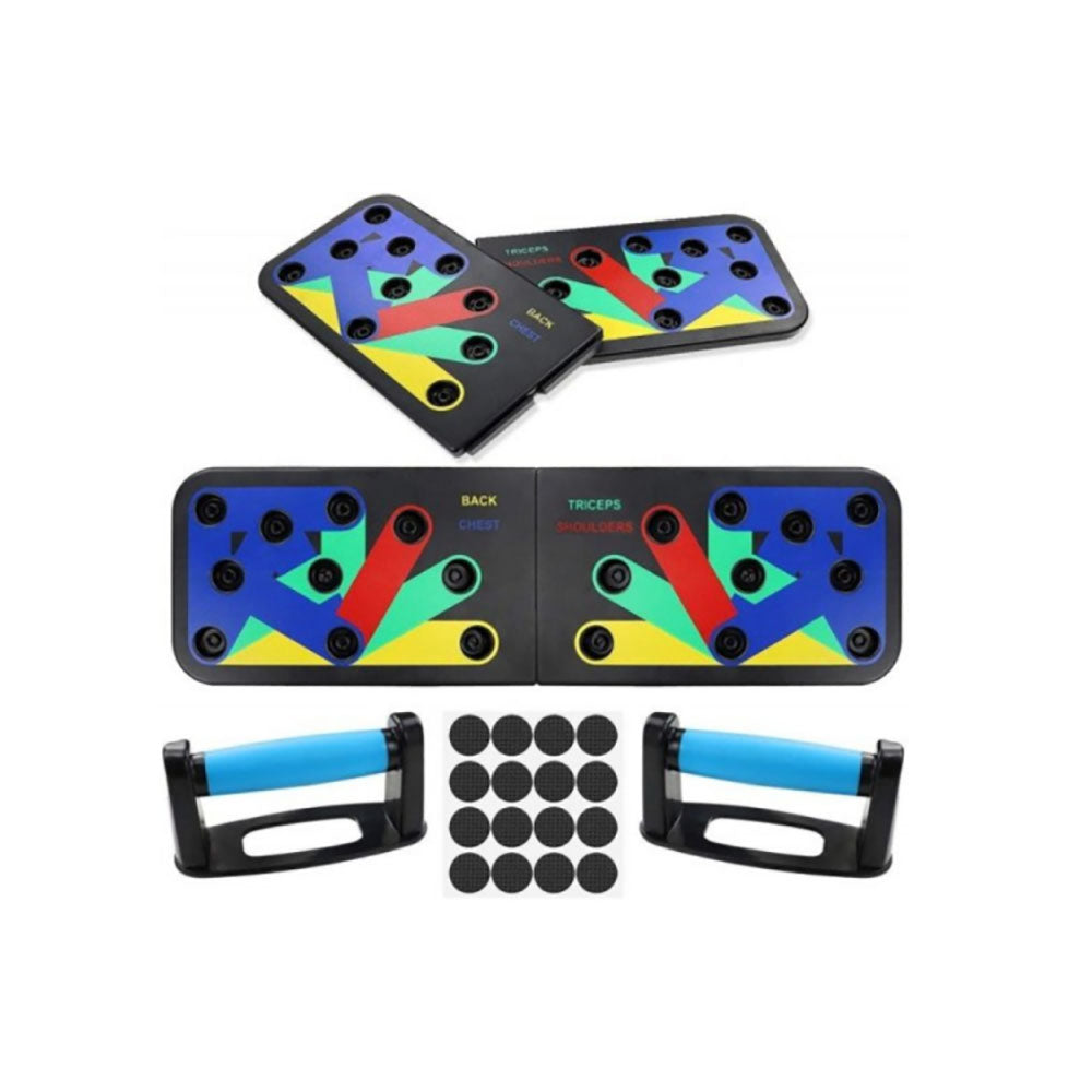 Multifunctional ground board with handles for bends