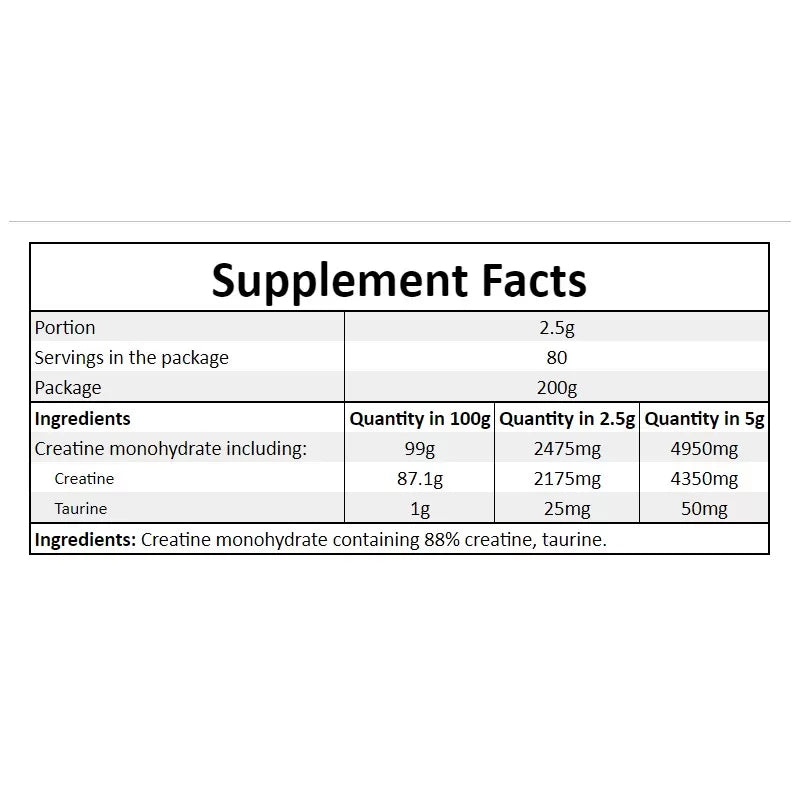 Hiro.Lab Creatine Monohydrate 200gr