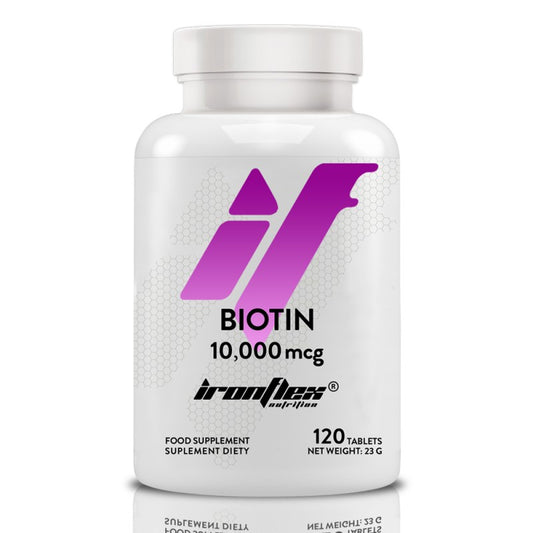 IronFlex Biotin 10000 mcg - 120 ταμπλέτες