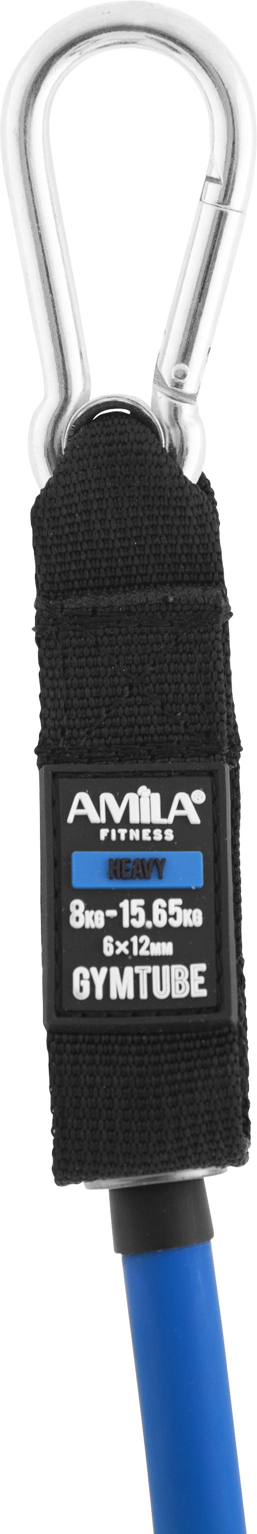 Λάστιχο Αντίστασης AMILA GymTube με Clip Heavy, Μπλε