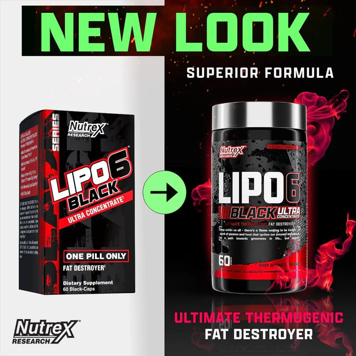 Nutrex Lipo 6 Black Ultra Concentrate Extreme 60 κάψουλες