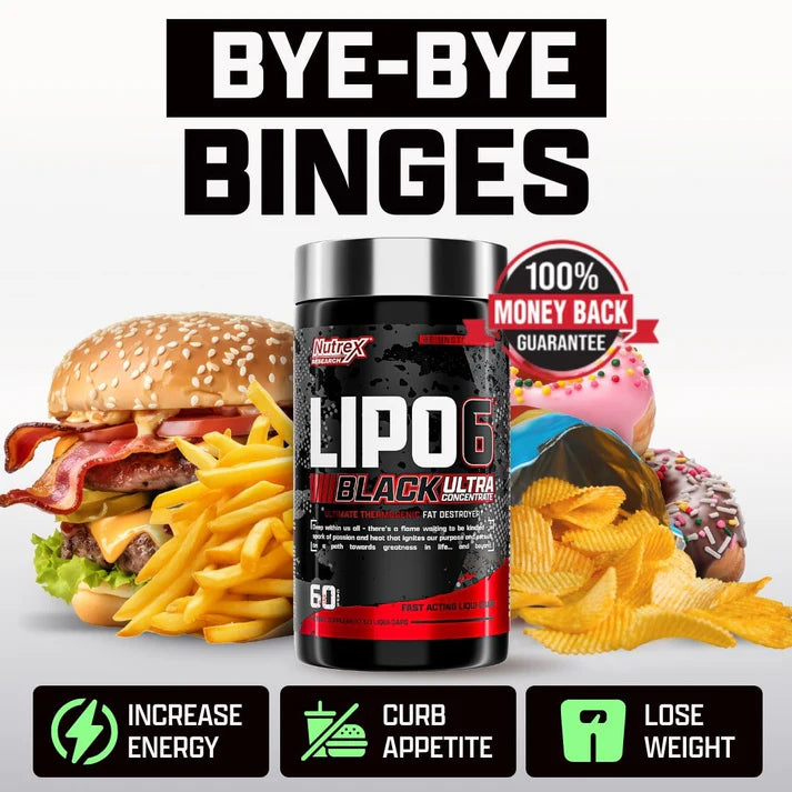 Nutrex Lipo 6 Black Ultra Concentrate Extreme 60 κάψουλες