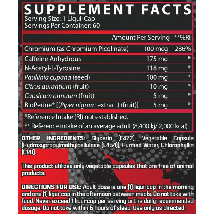 Nutrex Lipo 6 Black Ultra Concentrate Extreme 60 κάψουλες