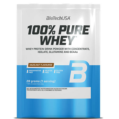 BioTechUSA 100% Pure Whey (28gr) – Premium Πρωτεΐνη Ορού Γάλακτος