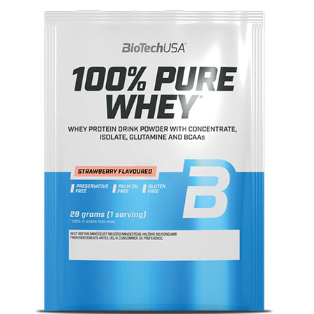 BioTechUSA 100% Pure Whey (28gr) – Premium Πρωτεΐνη Ορού Γάλακτος