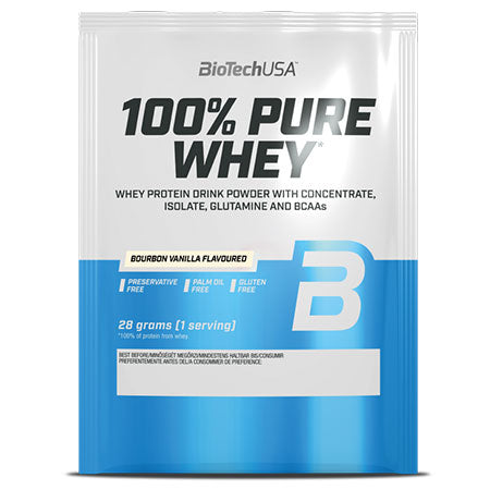 BioTechUSA 100% Pure Whey (28gr) – Premium Πρωτεΐνη Ορού Γάλακτος