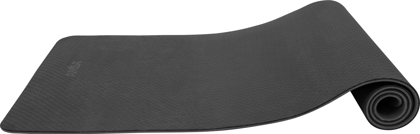 Amila Στρώμα Yoga 8mm TPE Μαύρο/Γκρι