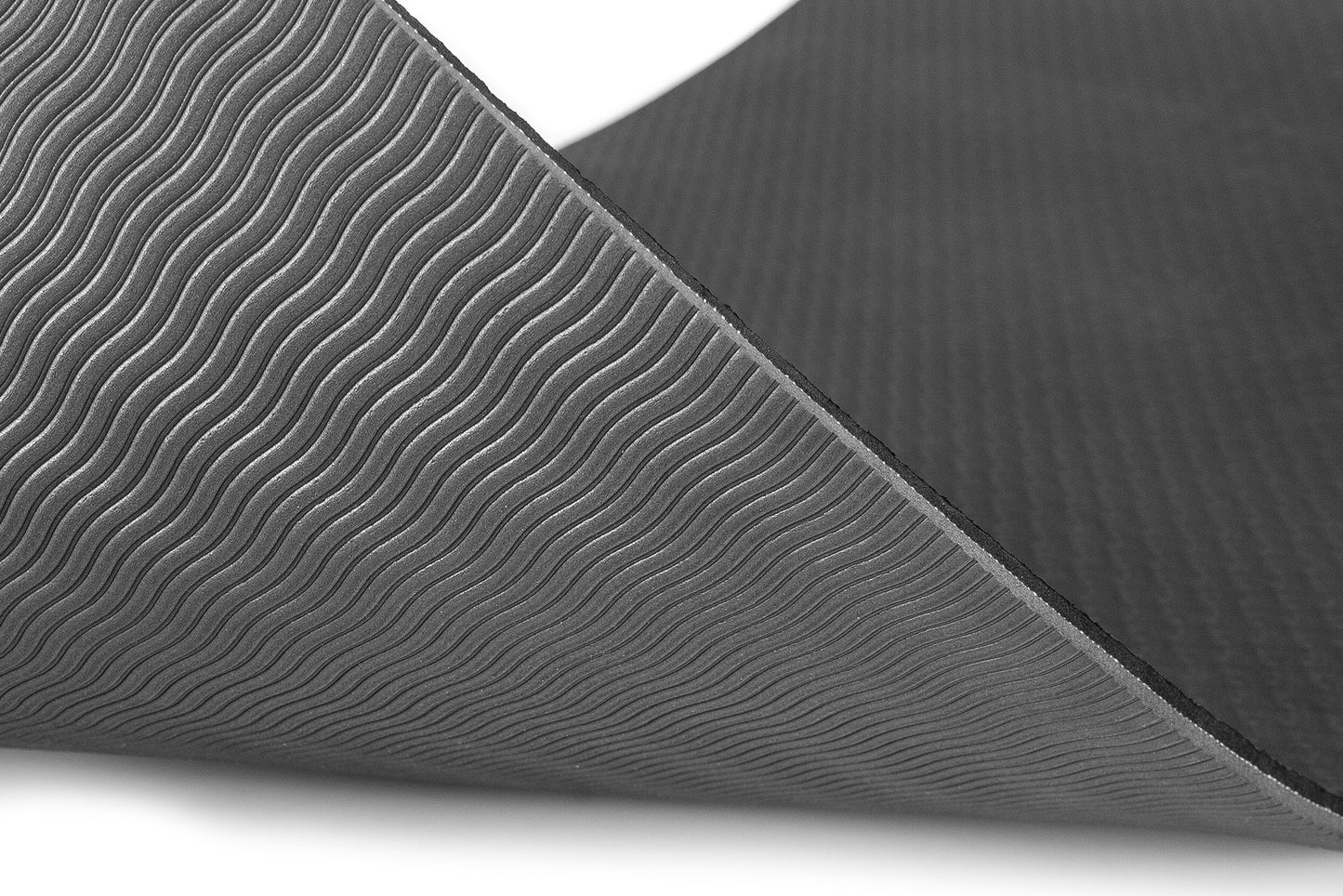 Amila Στρώμα Yoga 8mm TPE Μαύρο/Γκρι