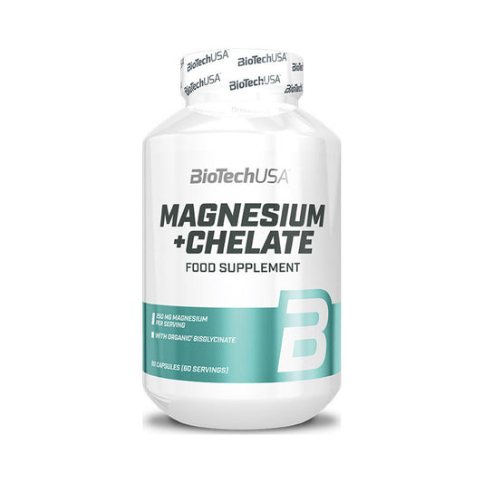 Biotech USA Magnesium + Chelate 250mg 60 Capsules 